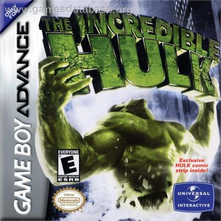 Cover Incredible Hulk, The for Game Boy Advance